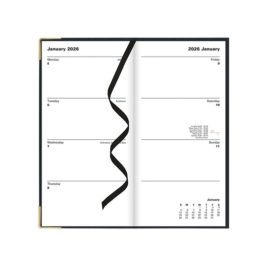 Letts 32SU Classic Upright Slim Week to View 2026