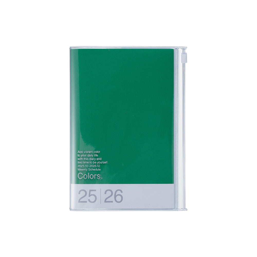Mark's 16 Month Colors B6 Weekly Planner 2025-2026