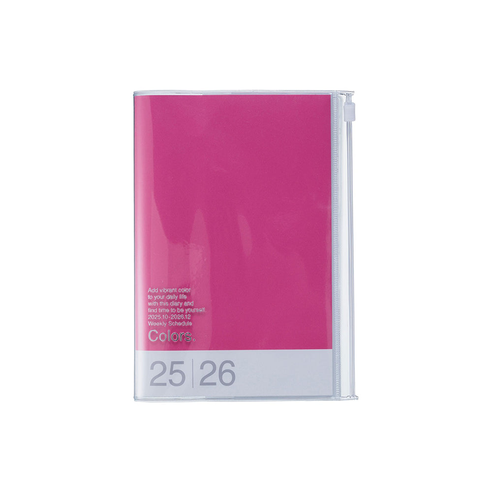 Mark's 16 Month Colors B6 Weekly Planner 2025-2026