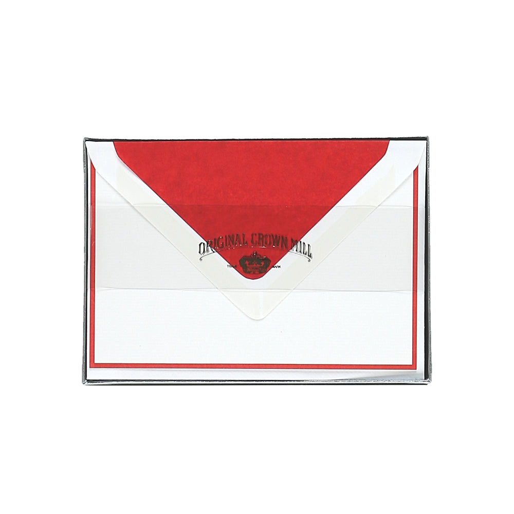 Original Crown Mill Bi-Coloured A6 Correspondence Cards