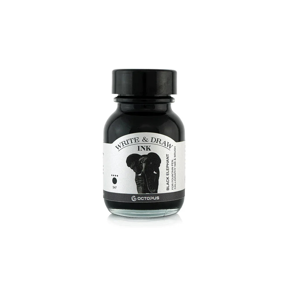 Octopus Write & Draw Ink - Black Elephant (50ml)