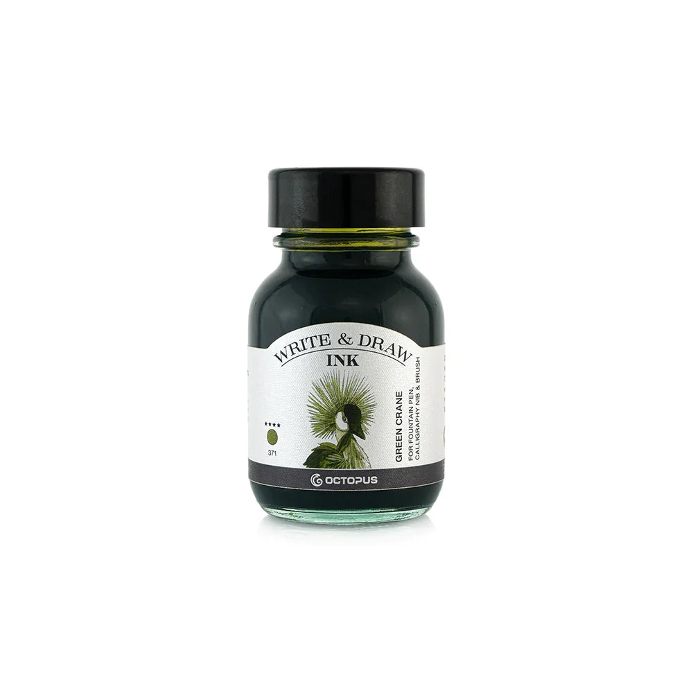 Octopus Write & Draw Ink - Green Crane (50ml)