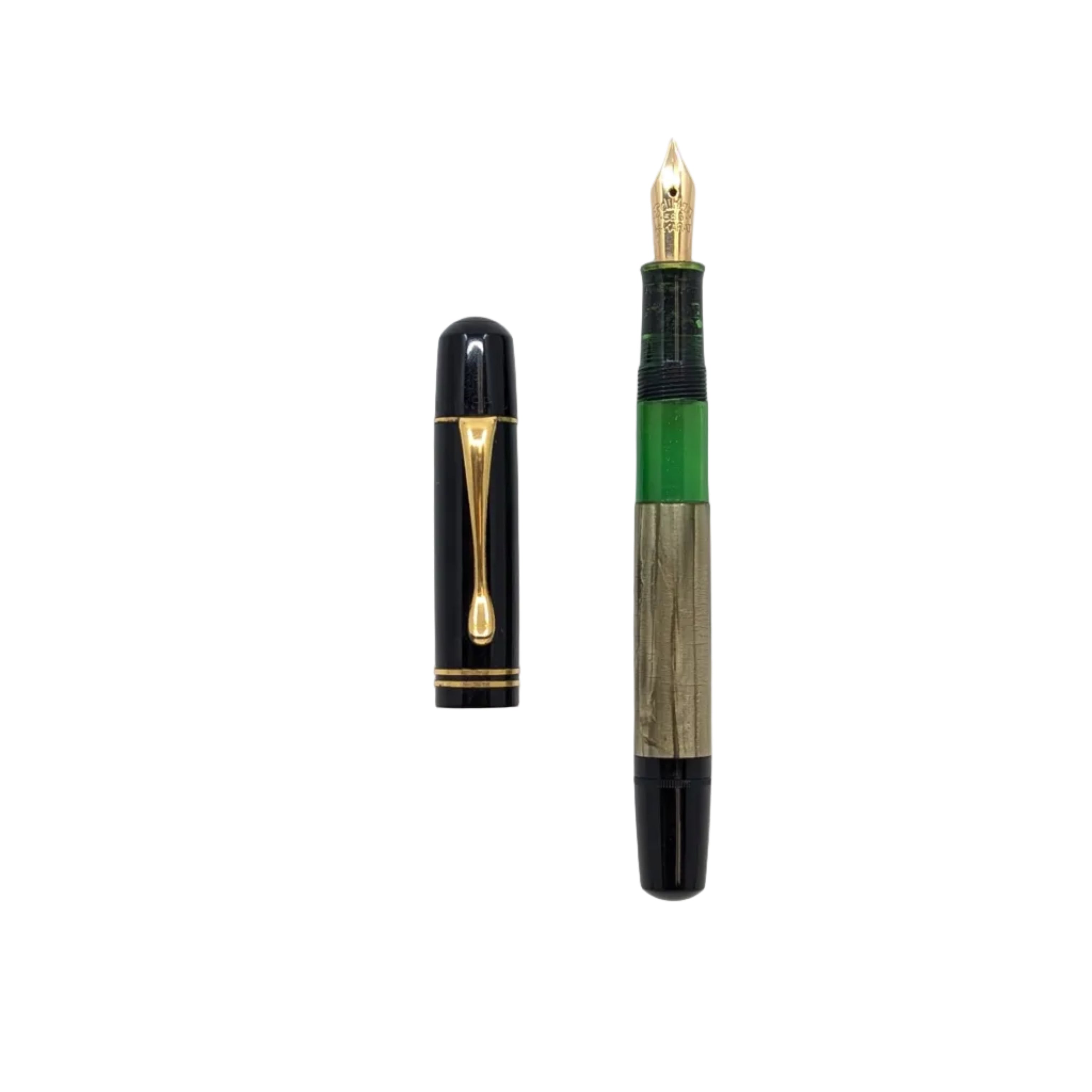 Vintage Pelikan 100N Grey Marble Fountain Pen