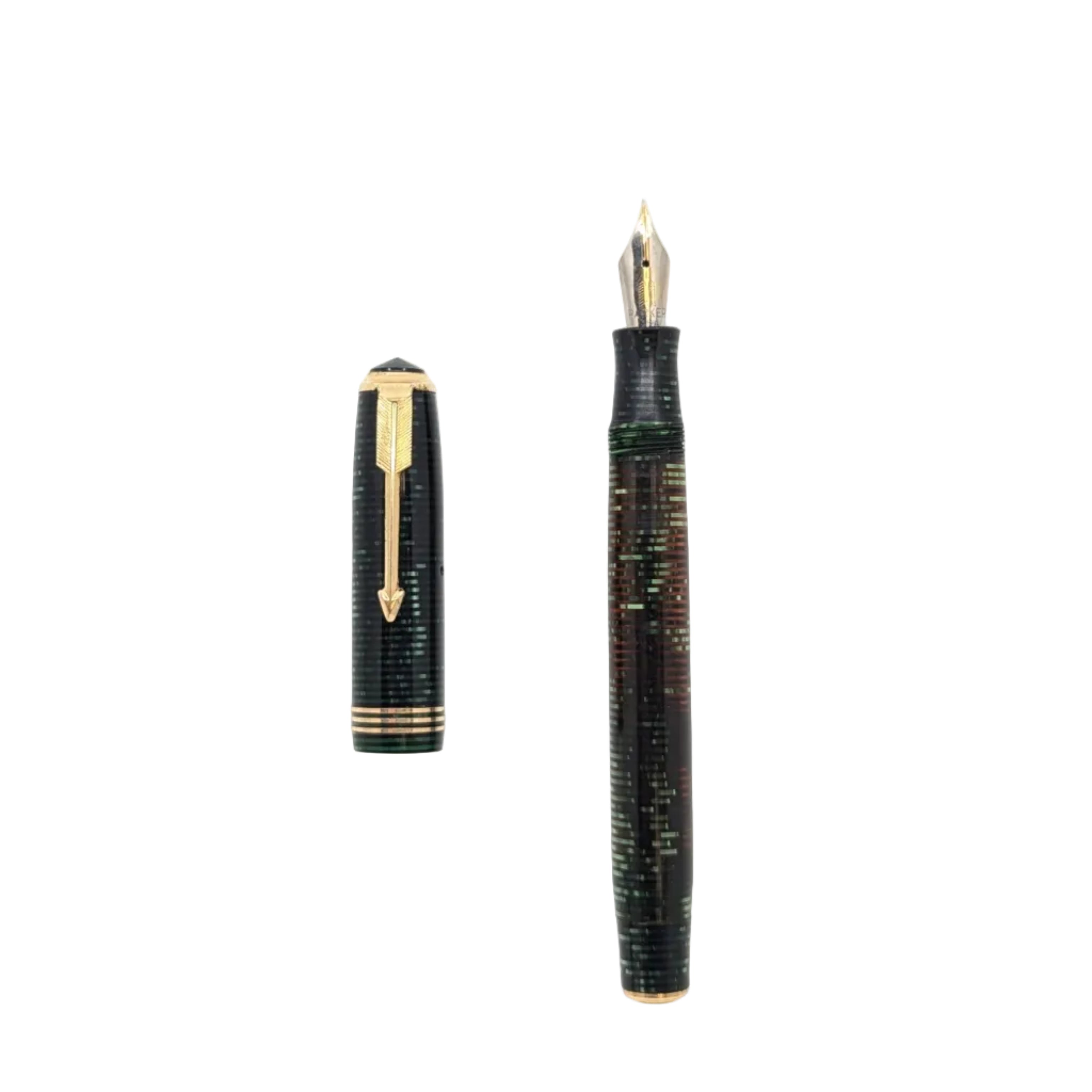 Vintage Parker Vacumatic Standard Emerald Pearl Fountain Pen