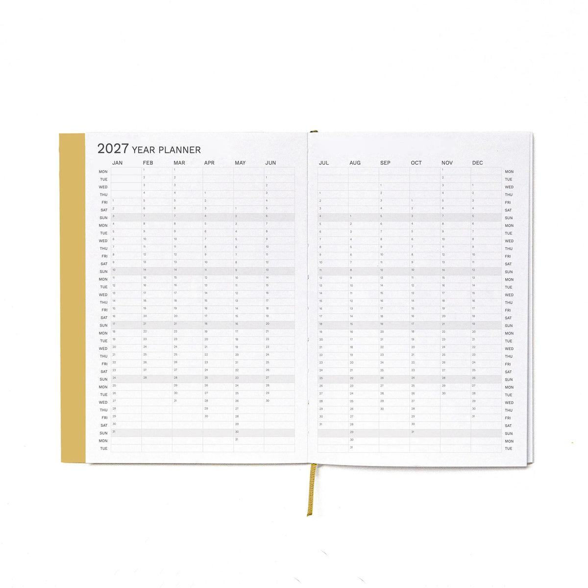 Octagon Large Weekly Planner 2027
