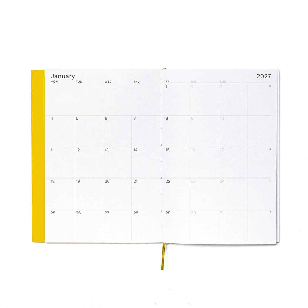 Octagon A5 Weekly Planner 2027
