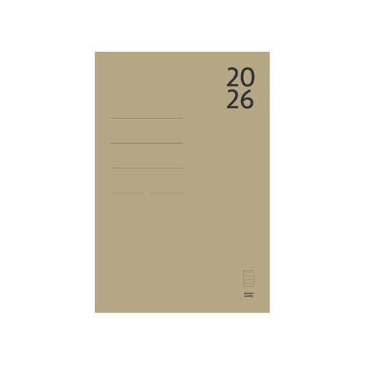 paper republic XL Weekly Planner 2026