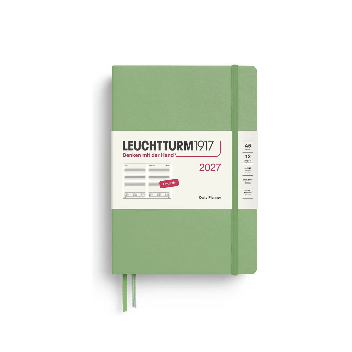 Leuchtturm1917 Daily Planner Medium (A5) 2027