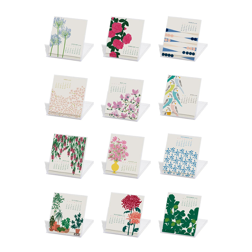 Snow & Graham Desk Calendar 2026