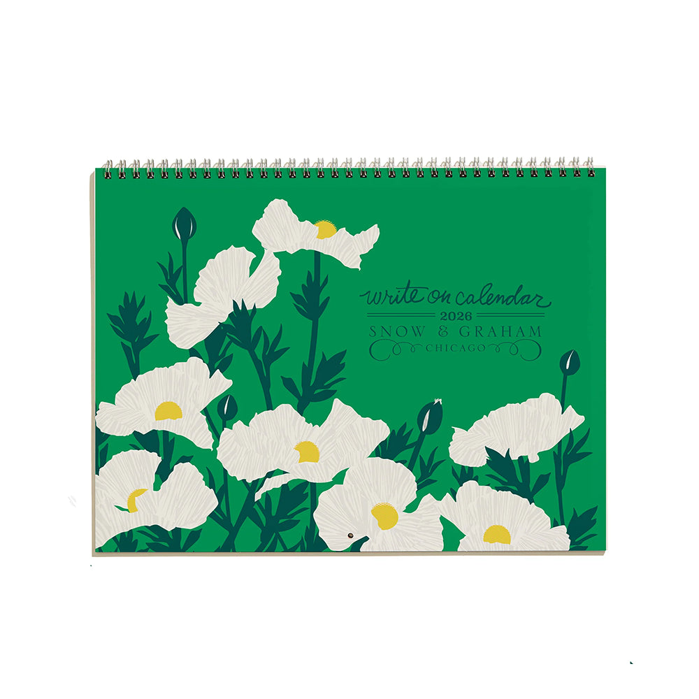 Snow & Graham Write On Wall Calendar 2026