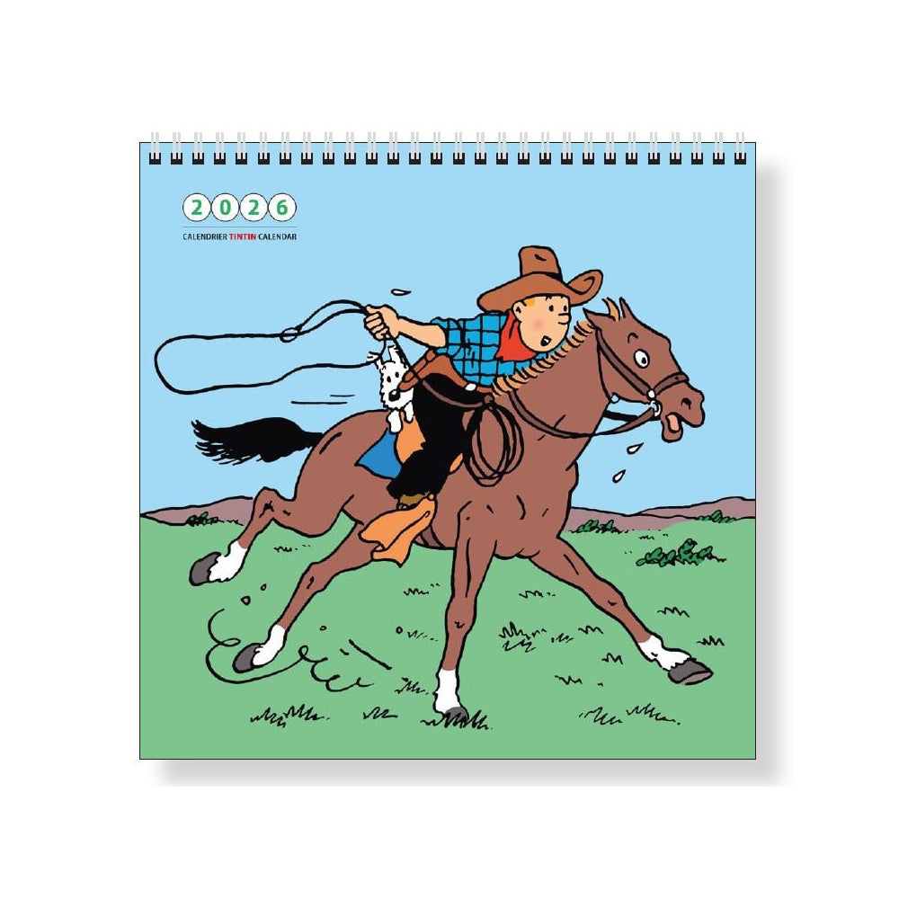 Tintin Wall Calendar 2026