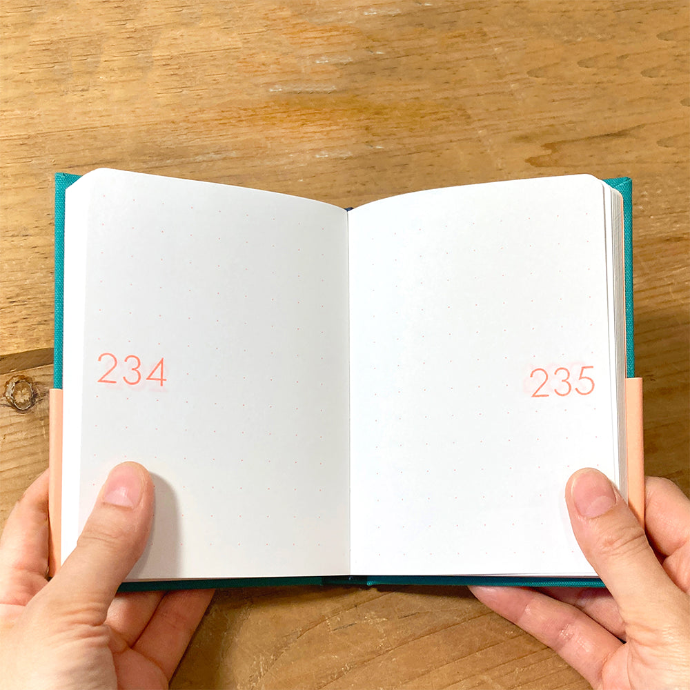 Tomigaya Letterpress Futura Typeface Notebook