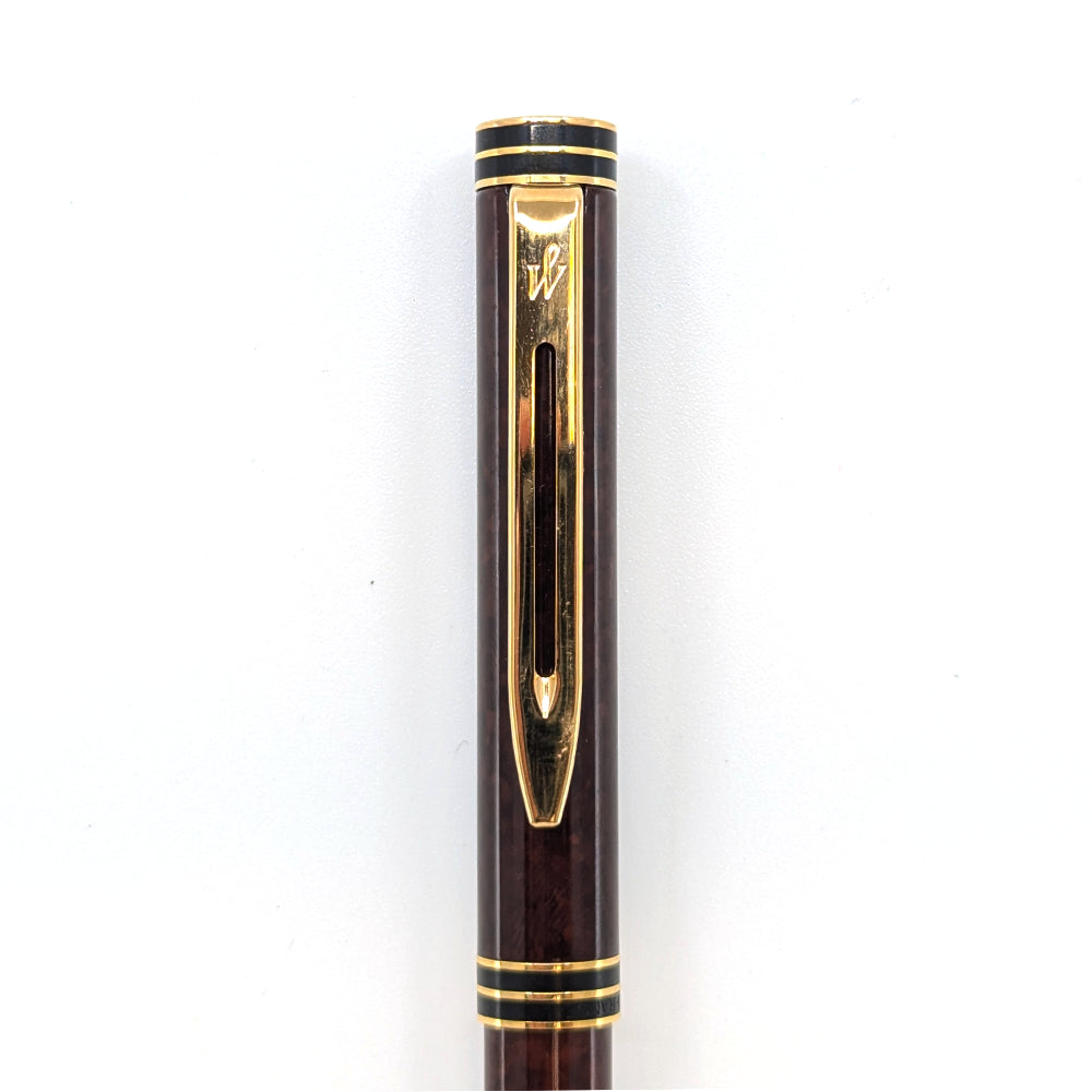 Vintage Waterman Exclusive Bordeaux Marble Fountain Pen