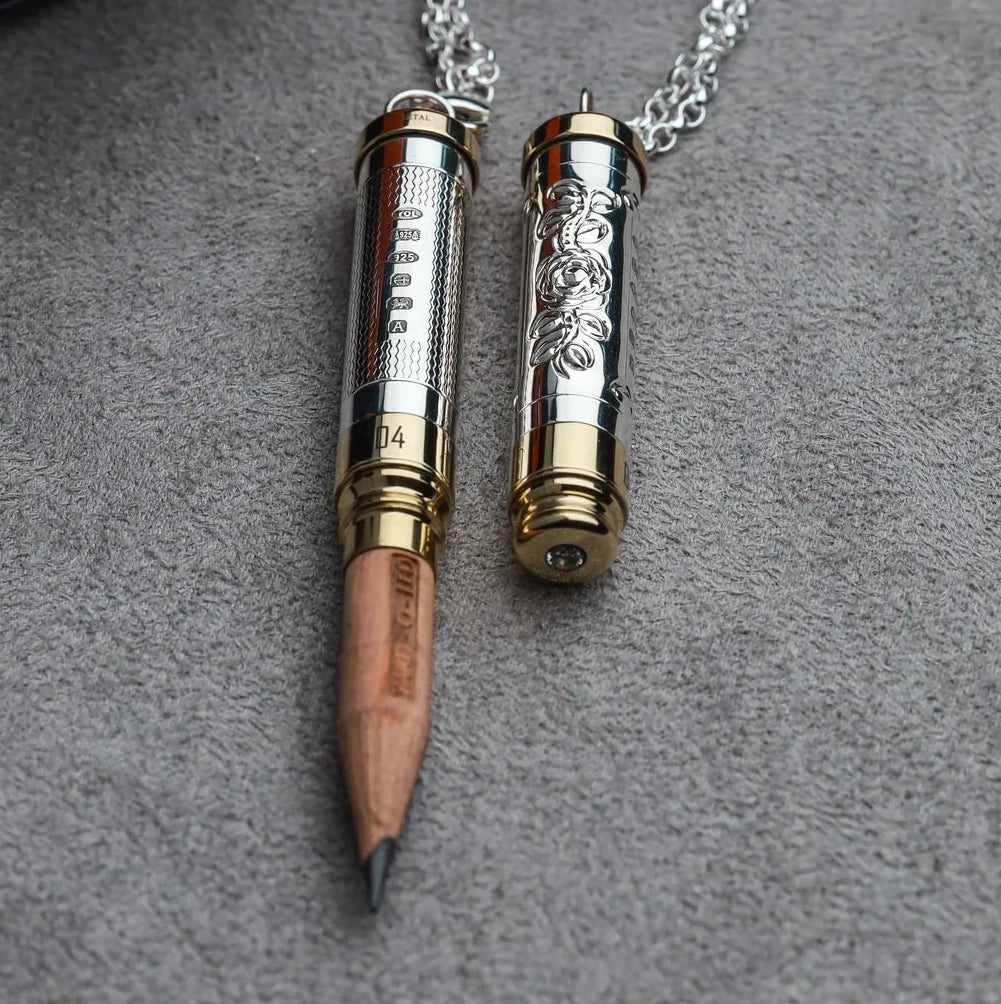 Yard-O-Led Piccadilly Rose Garden Pencil Necklace