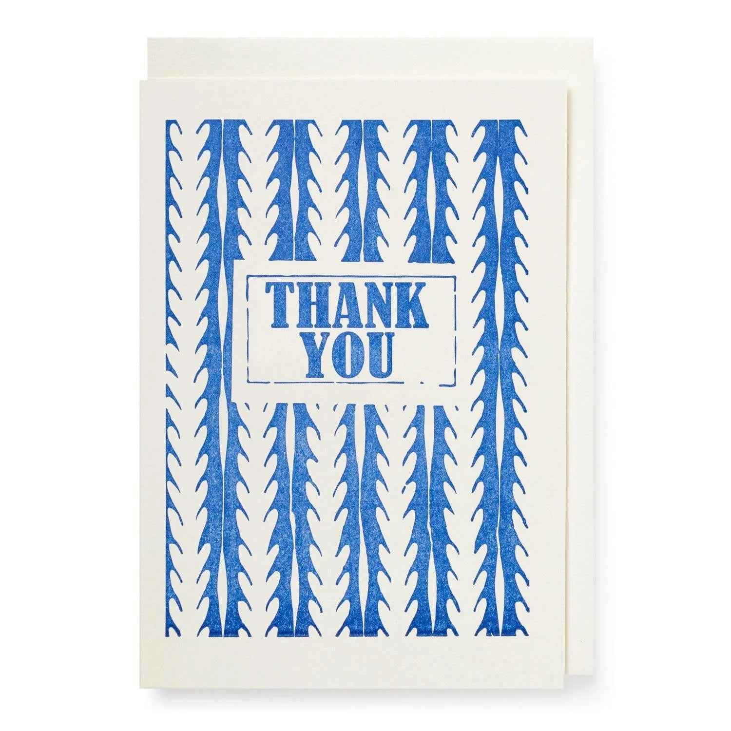 Archivist Thank You Pattern Note Card - Laywine's