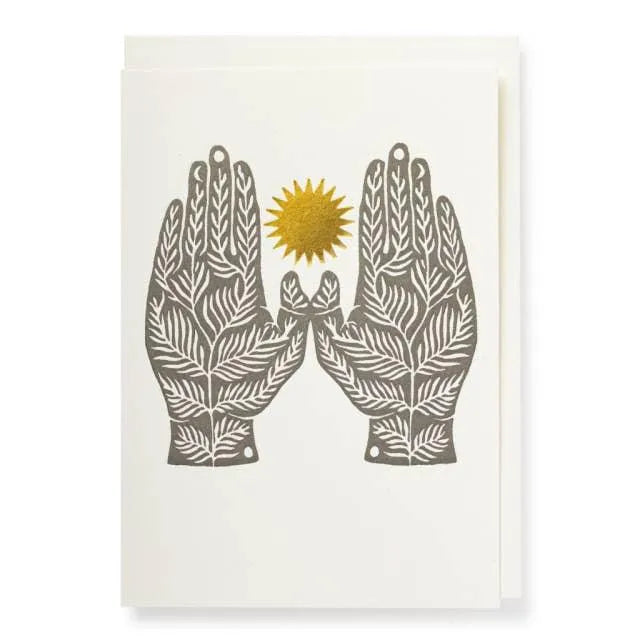 Archivist Two Hands Note Card - Laywine's
