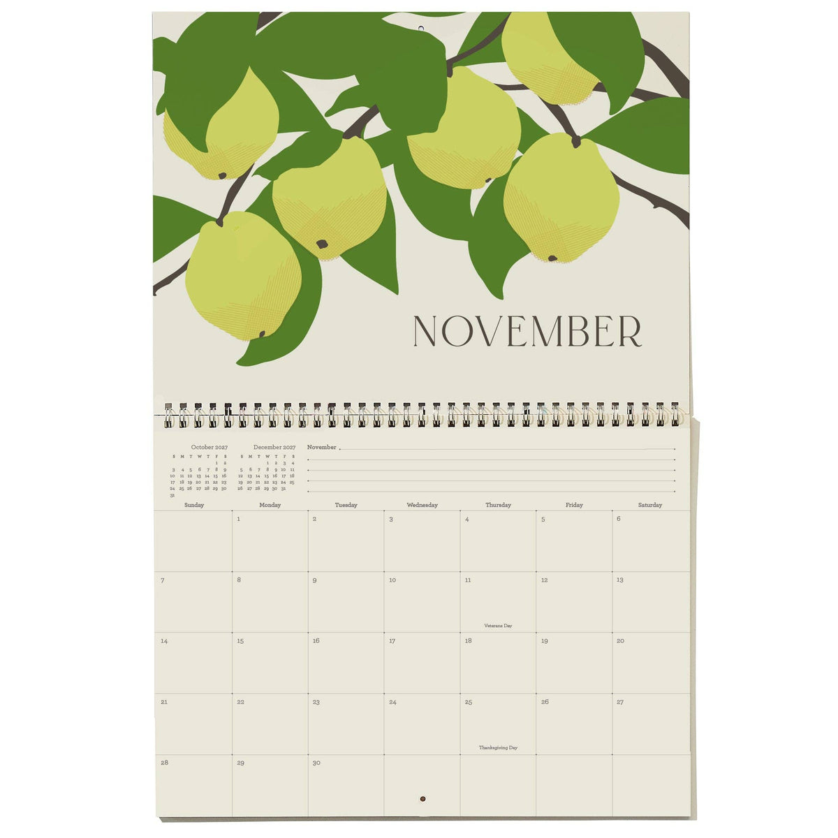 Snow & Graham 2027 Write-On Calendar, view 12