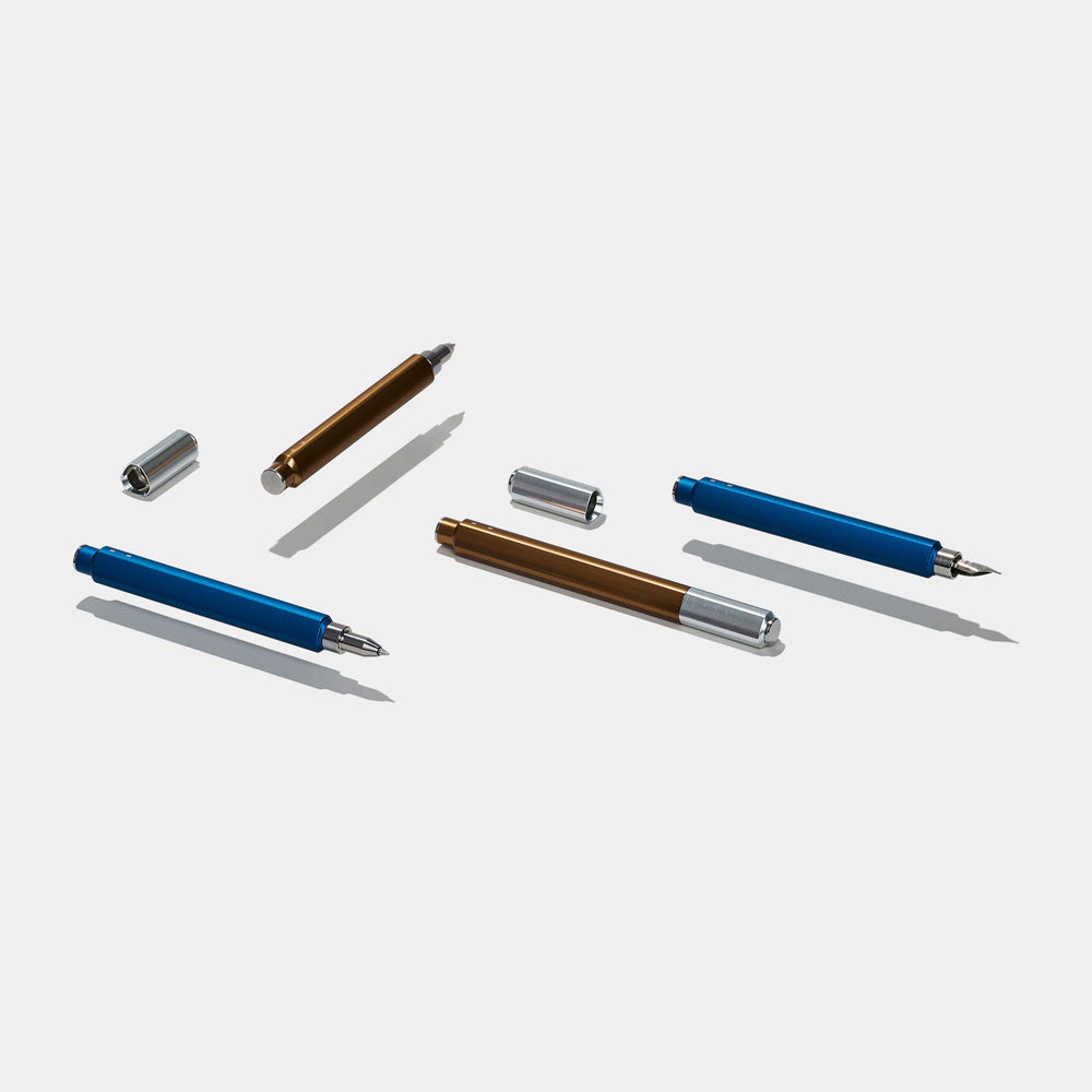 Before Breakfast Onigiri Two-Toned Fountain Pen Space Blue