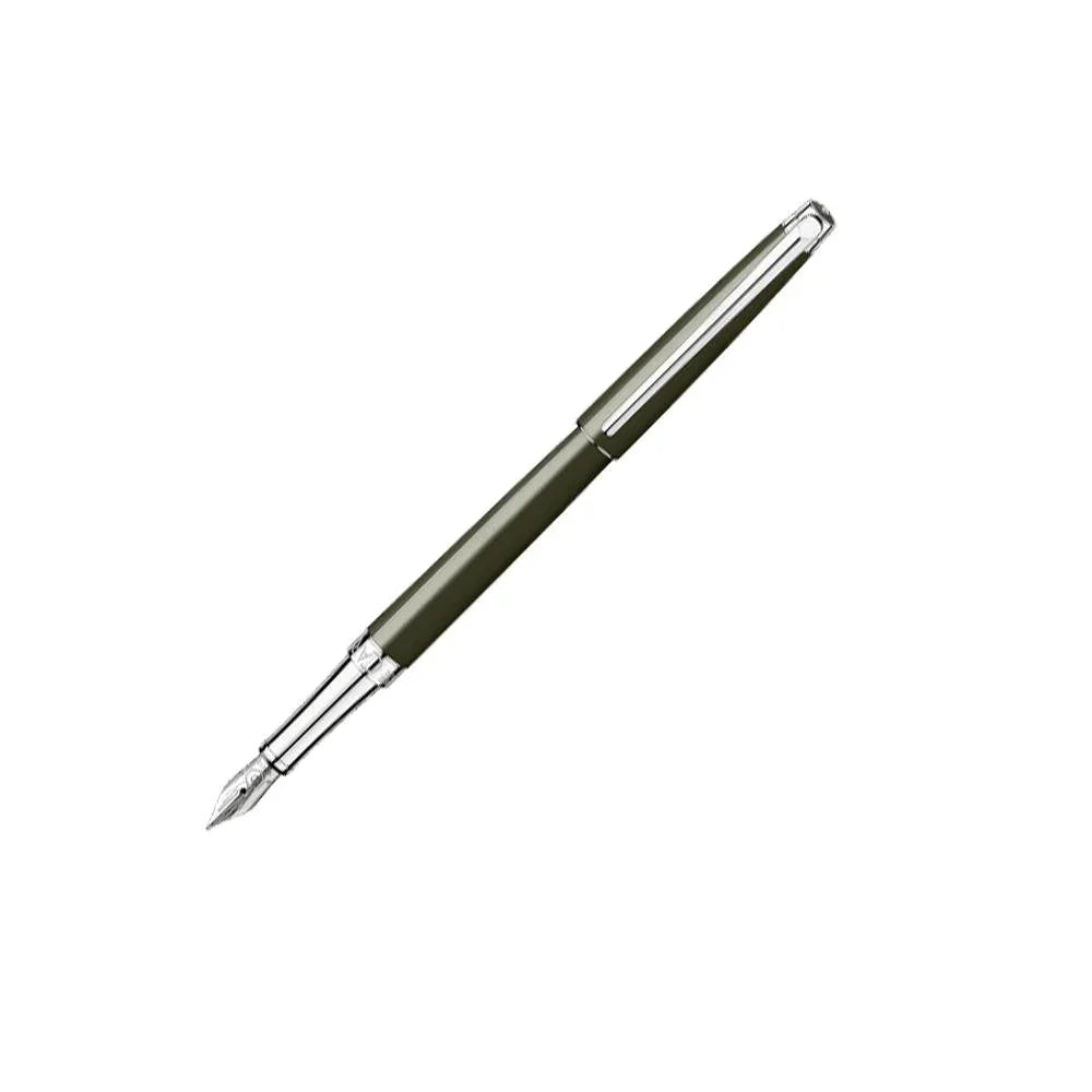 Caran d’Ache Leman Terre D’Ombre Slim Fountain Pen Fine - Laywine's