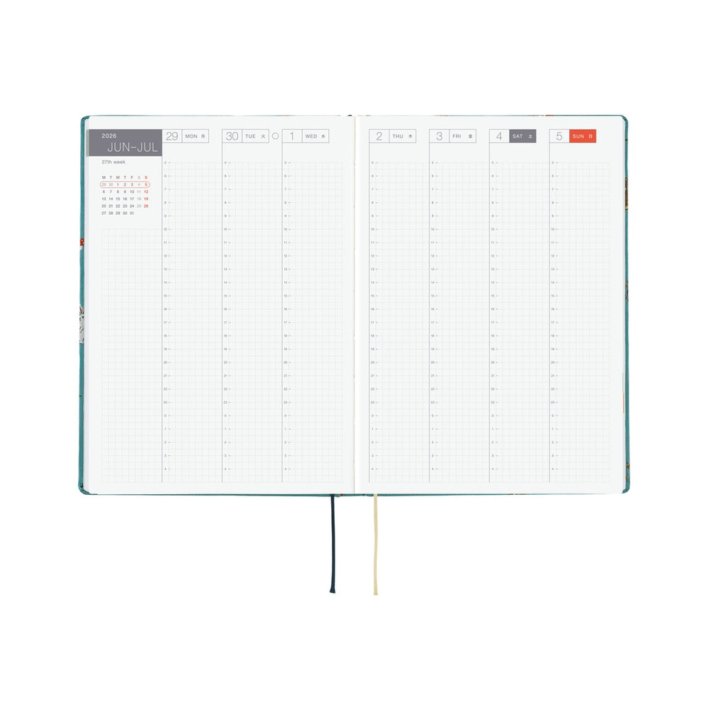 Hobonichi A5 HON Bow & Tie: In the Forest 2026