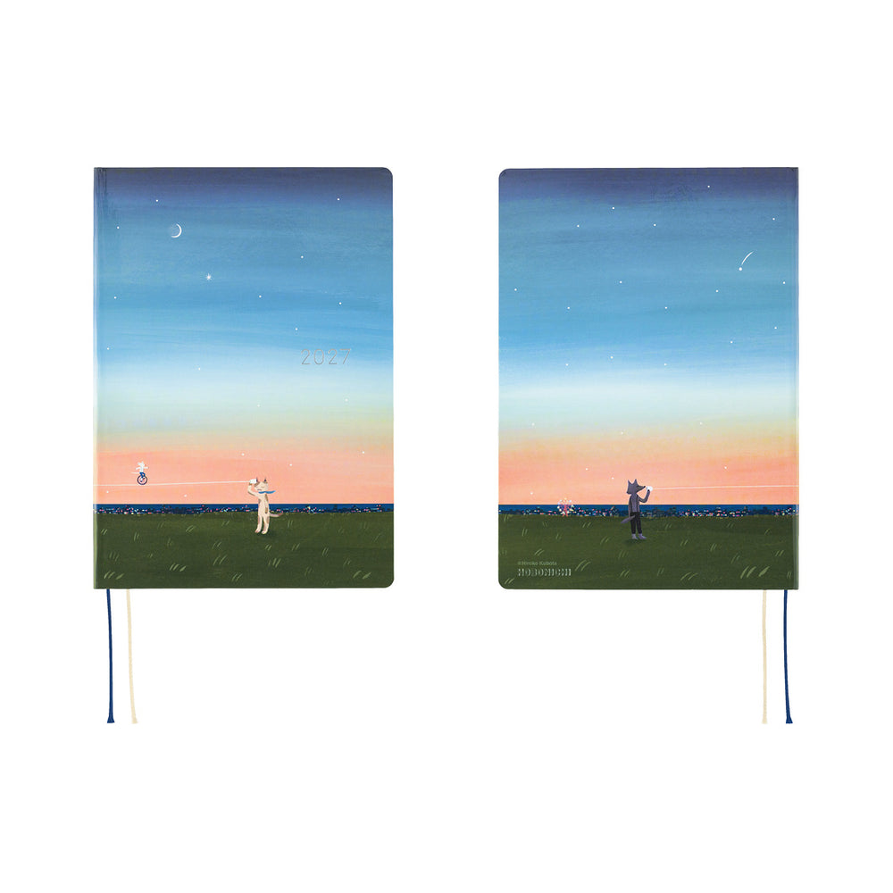 Hobonichi A5 HON Hiroko Kubota: String Telephone Until the Moon is Full 2027