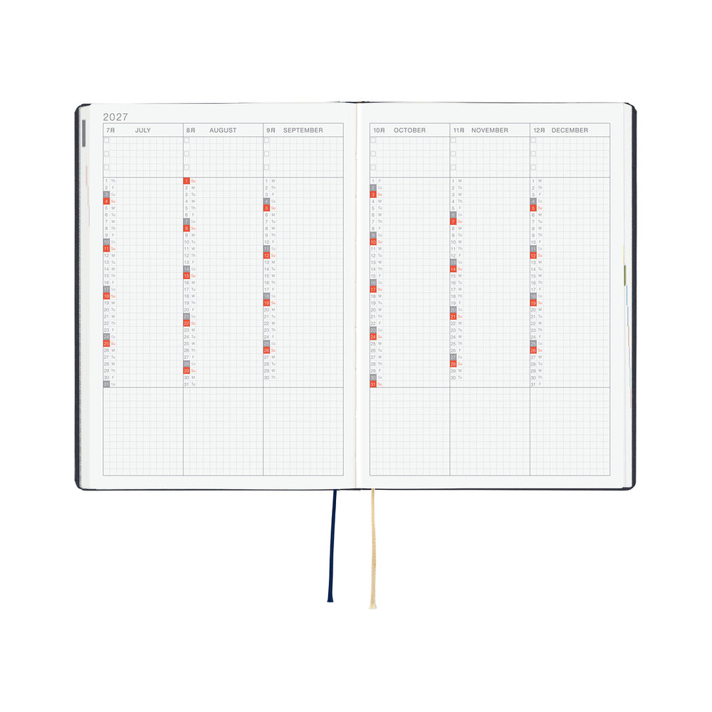 Hobonichi A5 HON Slash (Navy) 2027