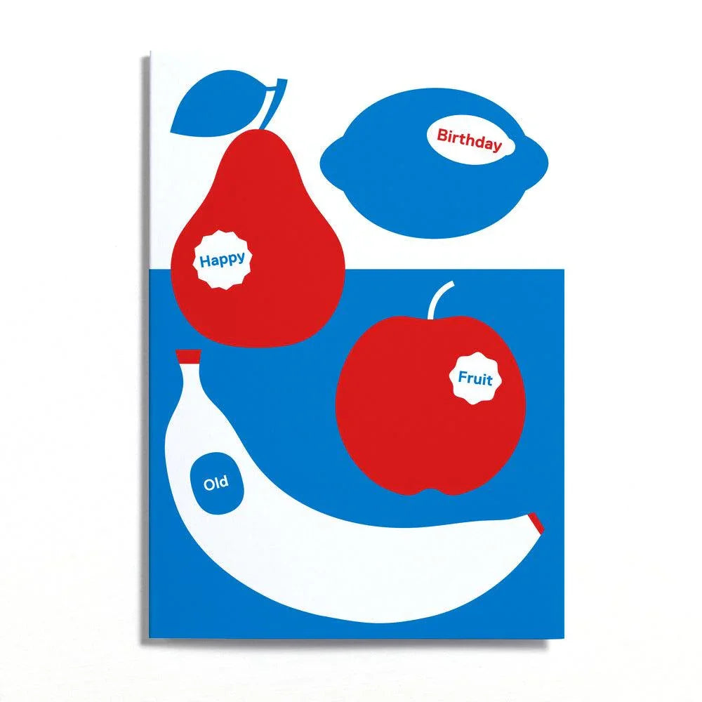 Crispin Finn Happy Birthday Old Fruit Card - Laywine's