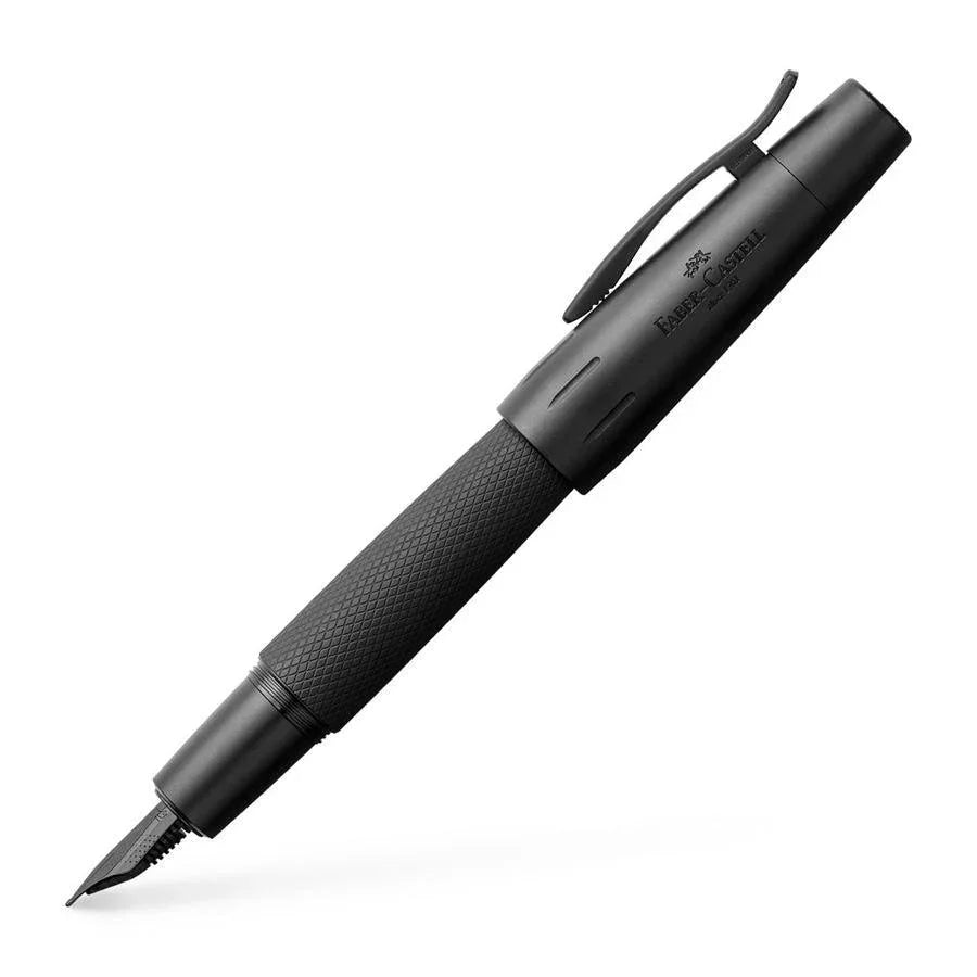 Faber-Castell E-Motion Pure Black Fountain Pen Fine - Laywine's