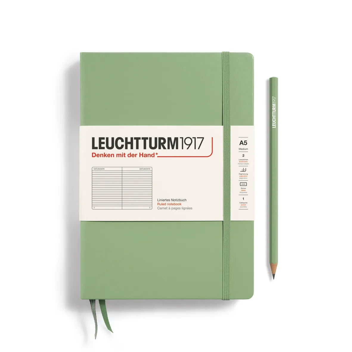 Leuchtturm1917 Medium A5 Hardcover Notebook