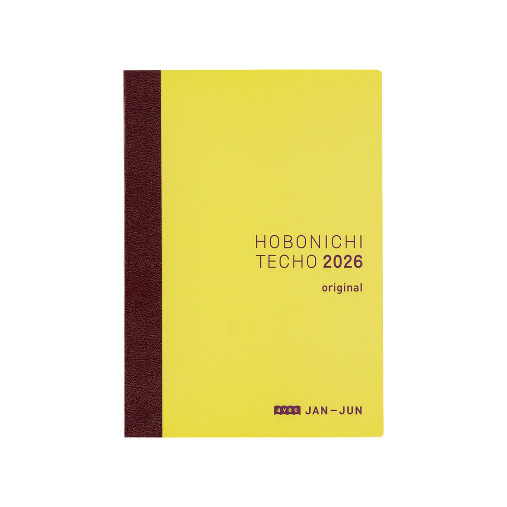 Hobonichi A6 Original Avec Japanese Books 2026
