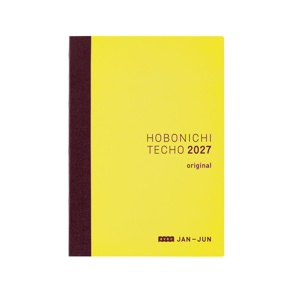 Hobonichi A6 Original Avec Japanese Books 2027