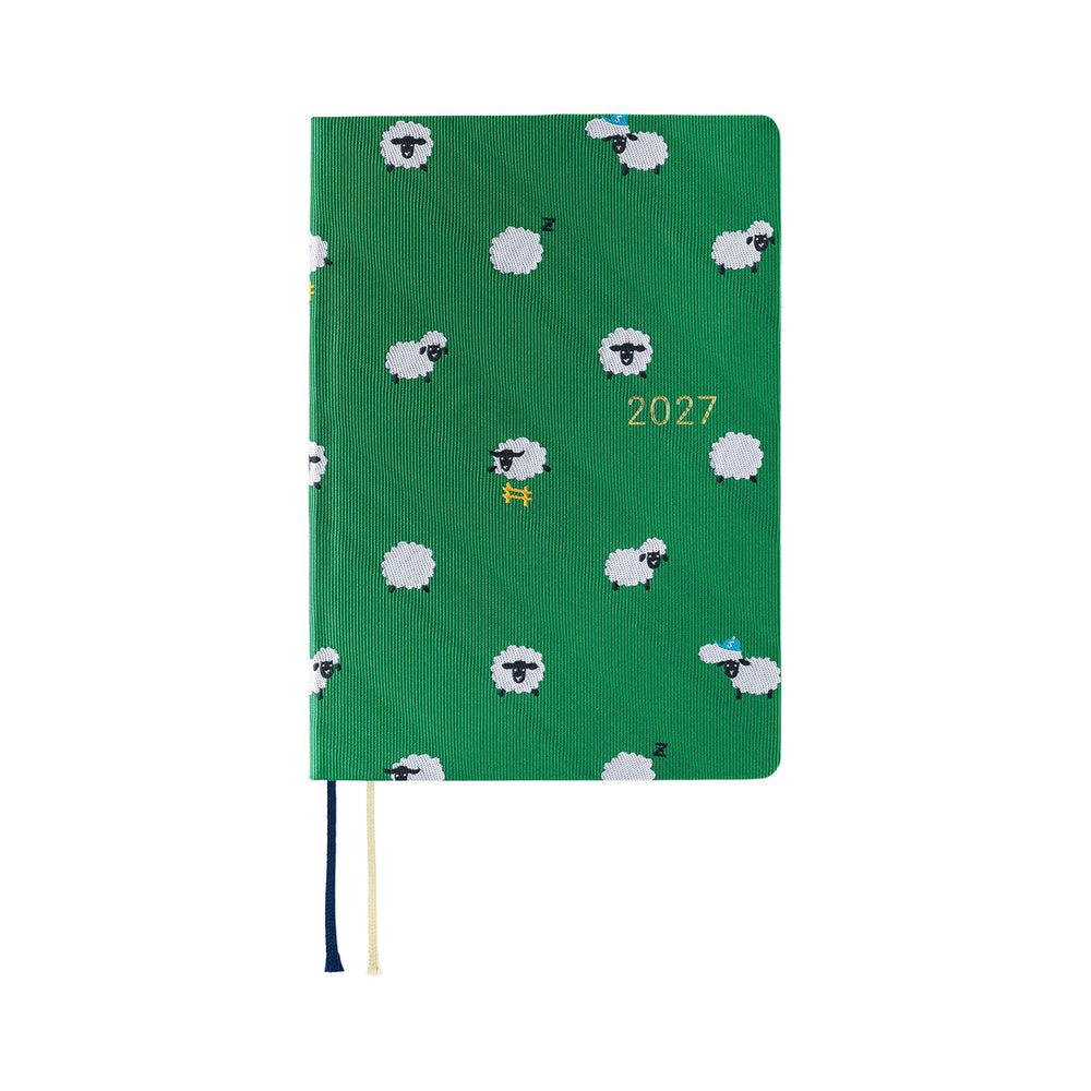 Hobonichi A6 HON Bow & Tie: Sheep Sheep Sheep 2027