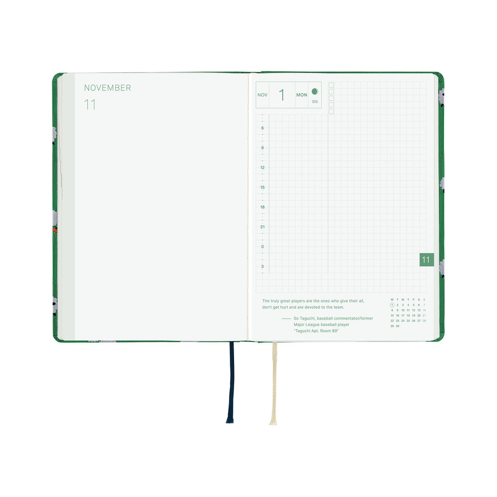 Hobonichi A6 HON Bow & Tie: Sheep Sheep Sheep 2027