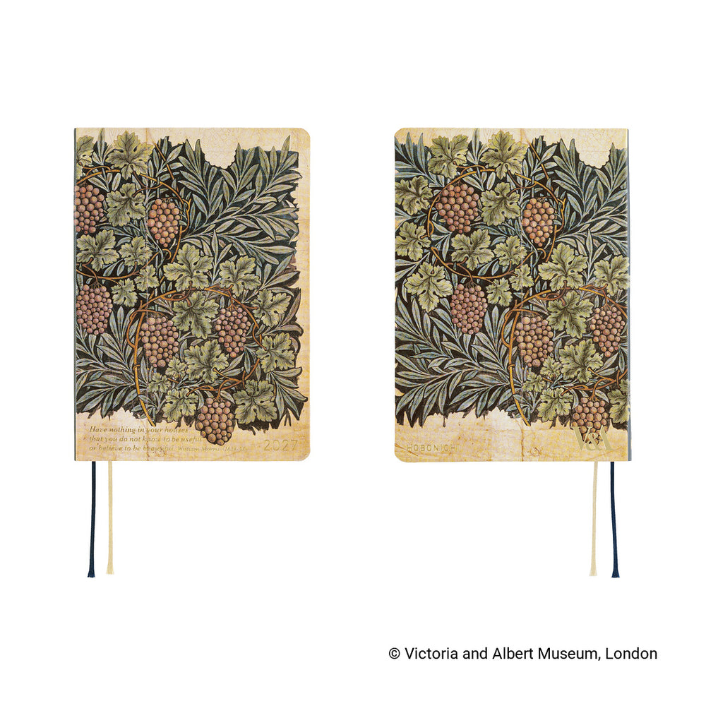 Hobonichi A6 HON V&A Series: Vine 2027