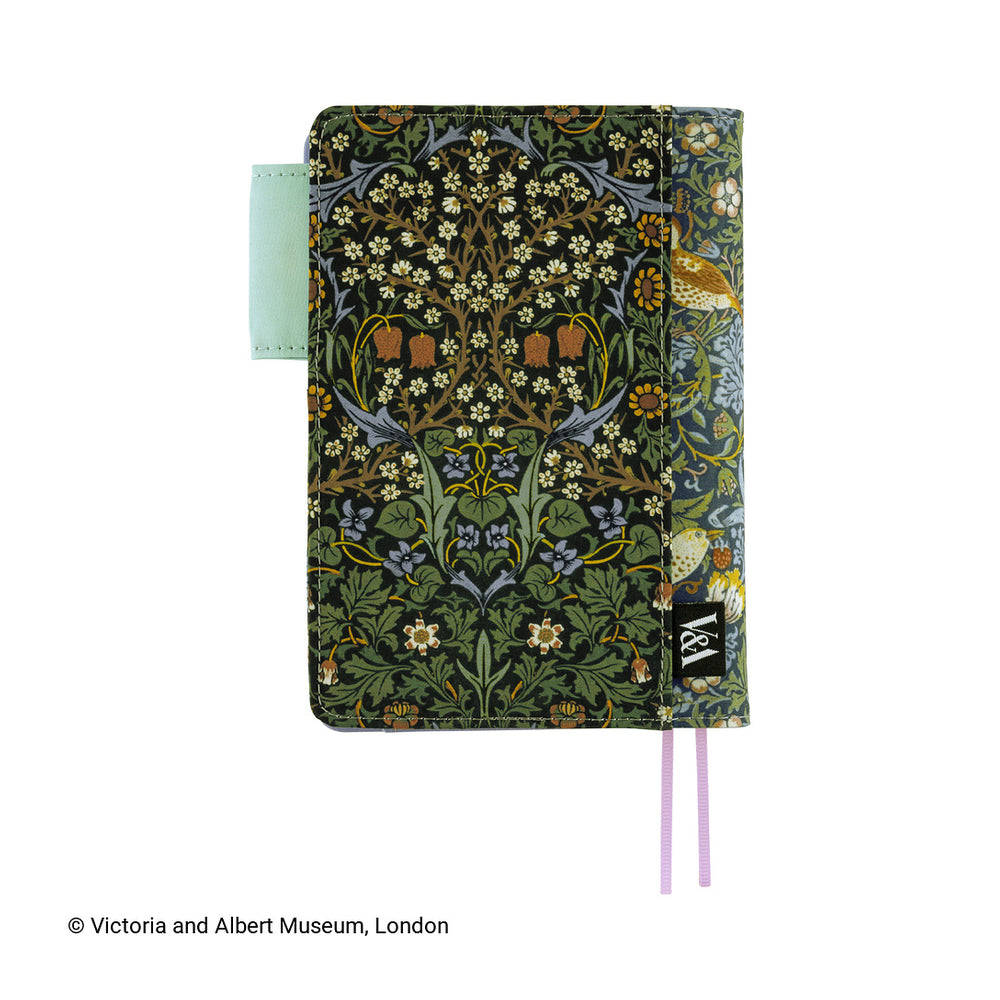 Hobonichi A6 Cover V&A Series: Strawberry Thief