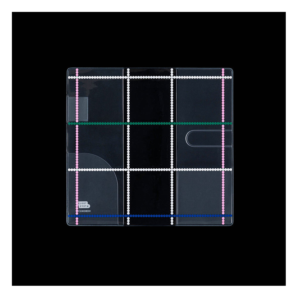 Hobonichi Yoshie Watanabe: Clear Cover for Weeks (Dotted Plaid)