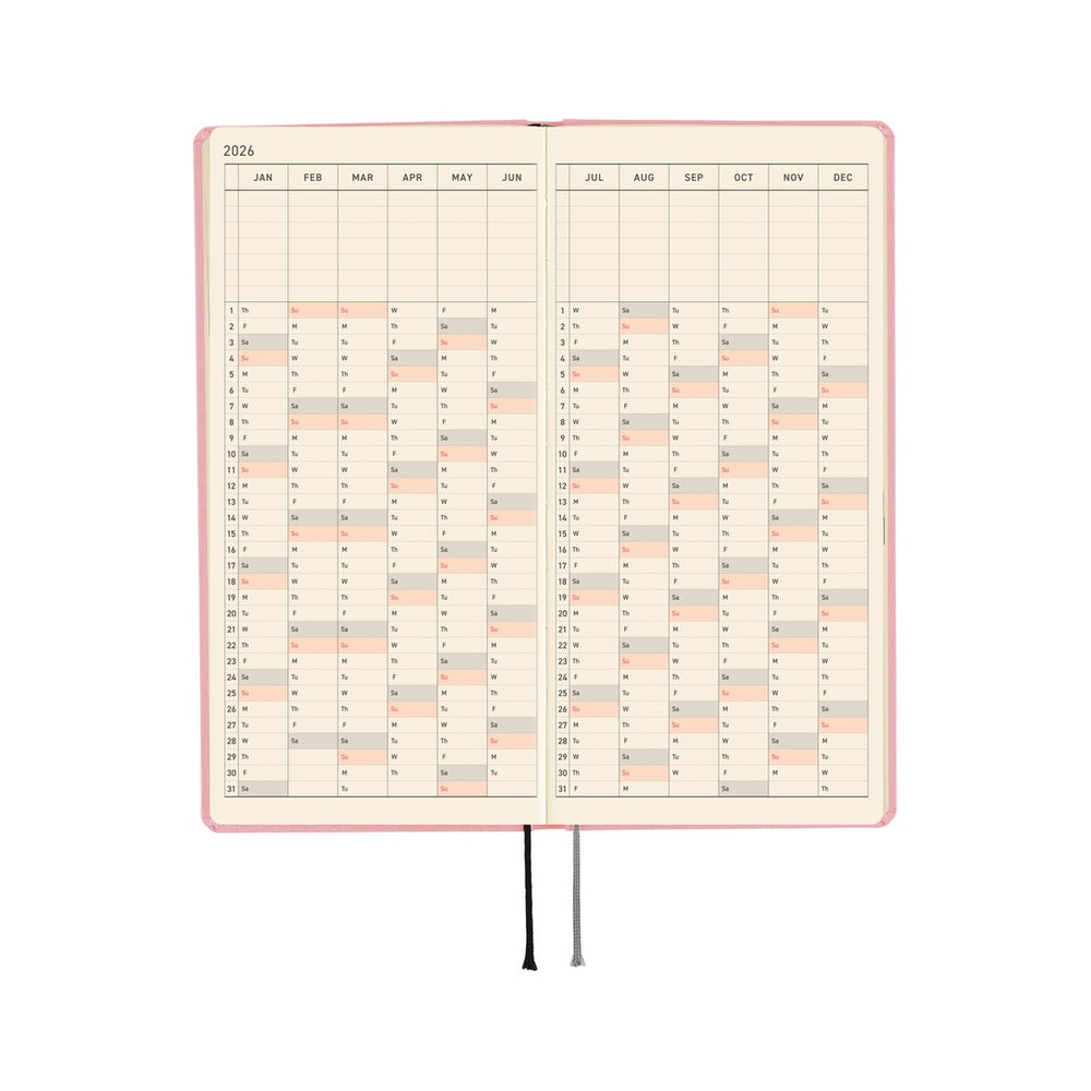 Hobonichi Weeks Colors: Strawberry Milk 2026