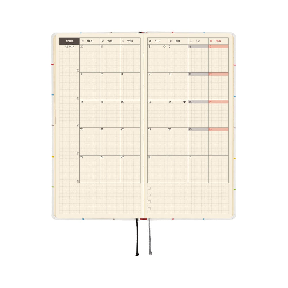 Hobonichi Weeks 100%ORANGE: Squirrel's Moving Day 2026