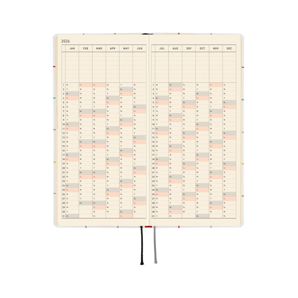 Hobonichi Weeks 100%ORANGE: Squirrel's Moving Day 2026