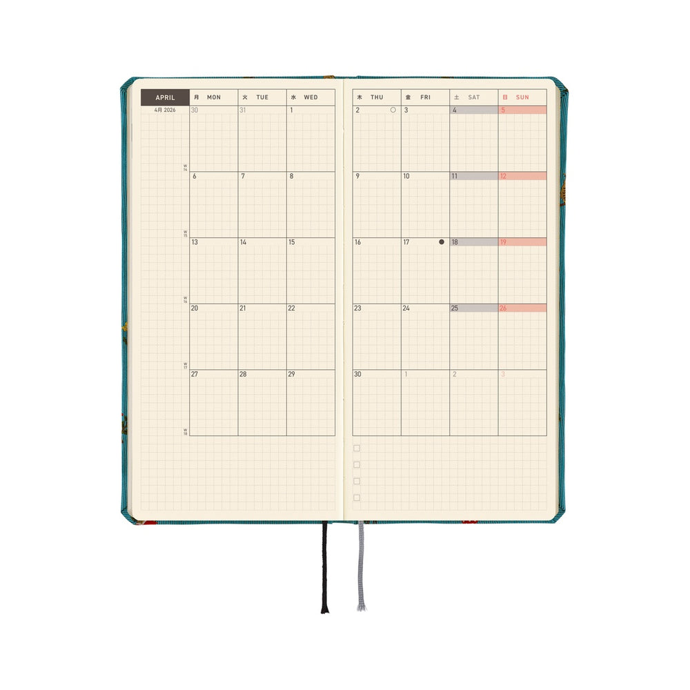 Hobonichi Weeks Bow & Tie: In the Forest 2026