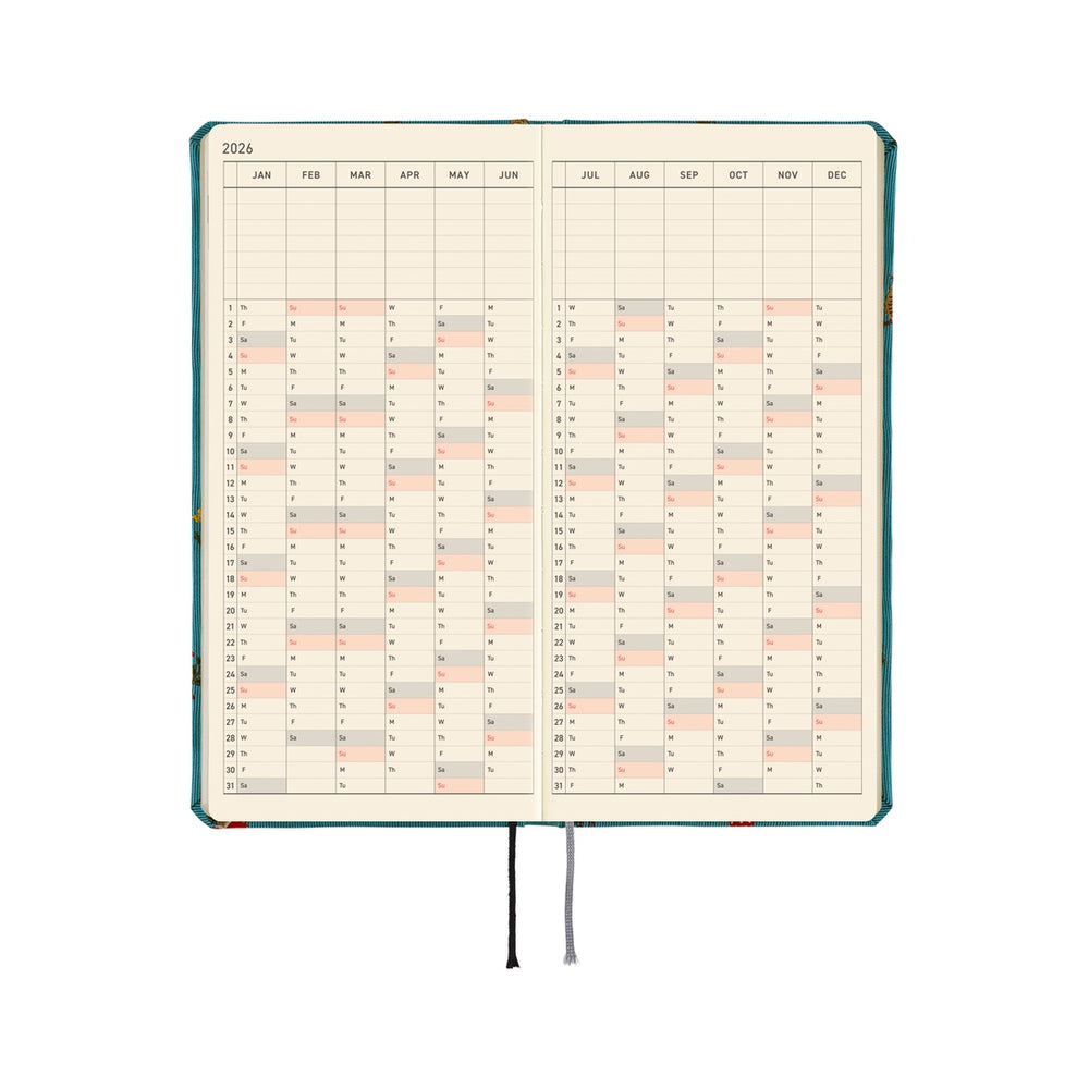 Hobonichi Weeks Bow & Tie: In the Forest 2026