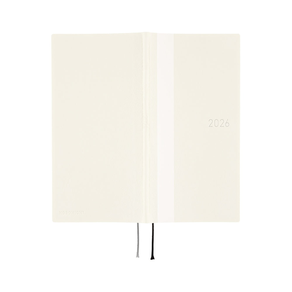 Hobonichi Weeks White Line: Ivory 2026