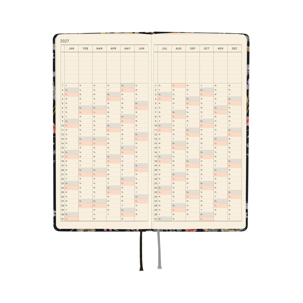 Hobonichi Weeks Liberty Fabrics: Floral Remedy 2027