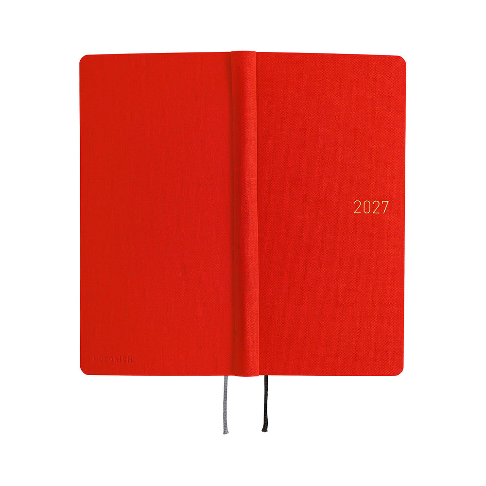 Hobonichi Weeks MEGA Colors: Poppy Red 2027