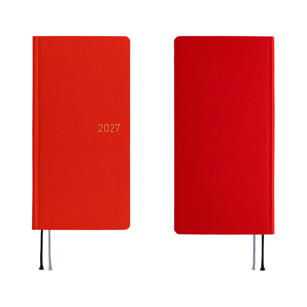 Hobonichi Weeks MEGA Colors: Poppy Red 2027