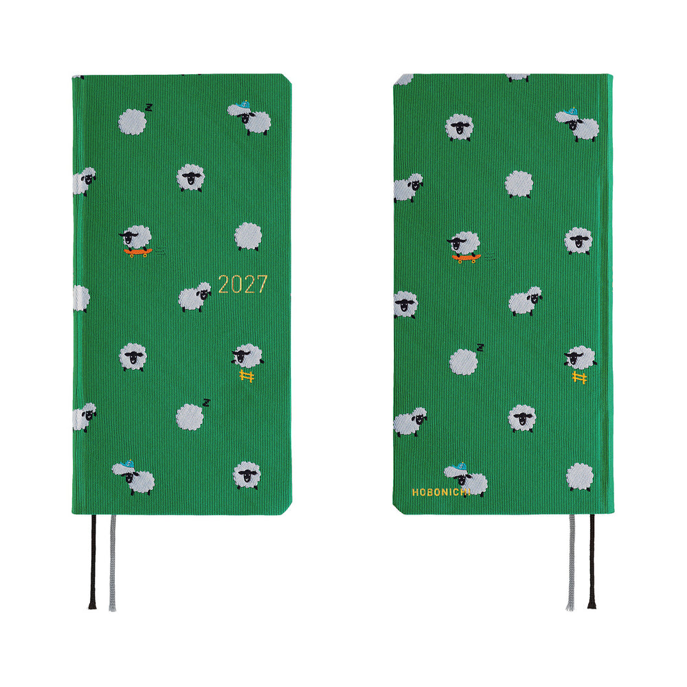 Hobonichi Weeks Bow & Tie: Sheep Sheep Sheep 2027
