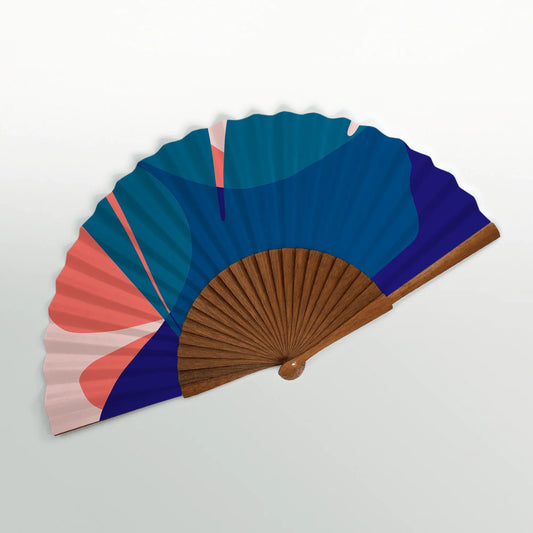 Common Modern Ginkgo Pop Amalfi Paper Fan - Laywine's