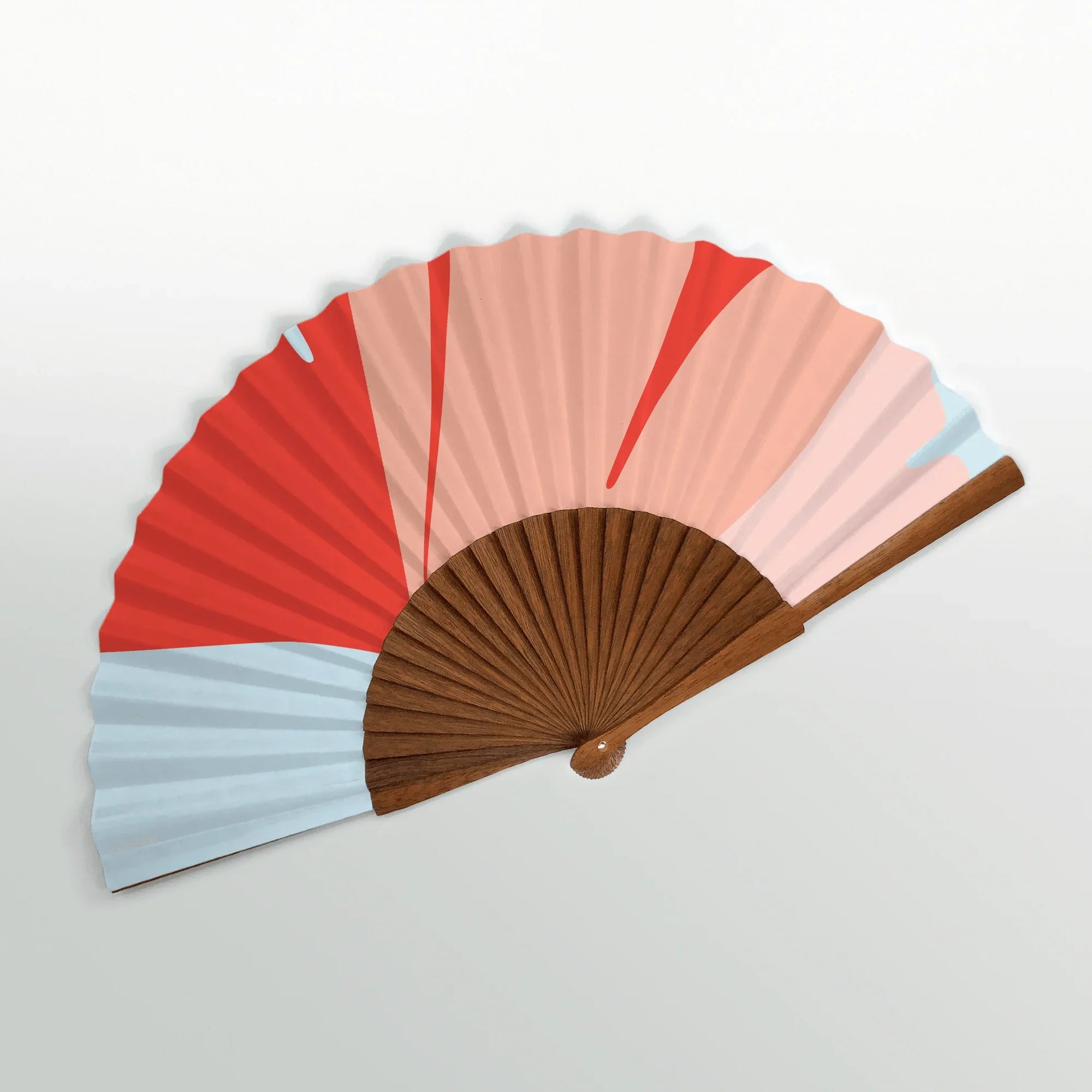 Common Modern Ginkgo Pop Valencia Paper Fan - Laywine's