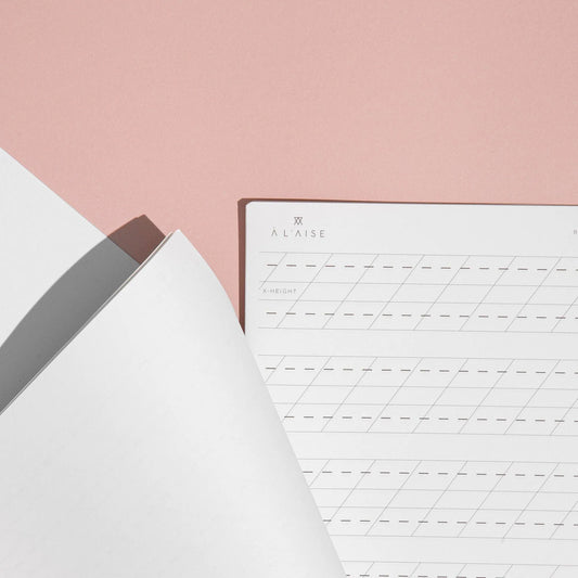 A L’AISE Brush Lettering Practice Paper - Laywine's