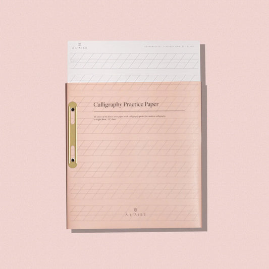 A L’AISE Calligraphy Practice Paper - Laywine's